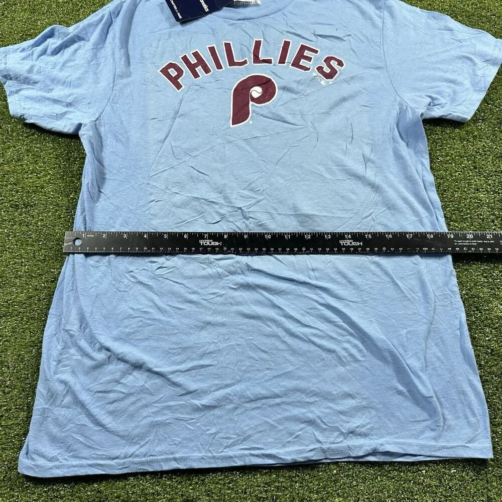 Phillies Tee Shirt By FANATICS SIZE MENS M Short Sleeve NWT
